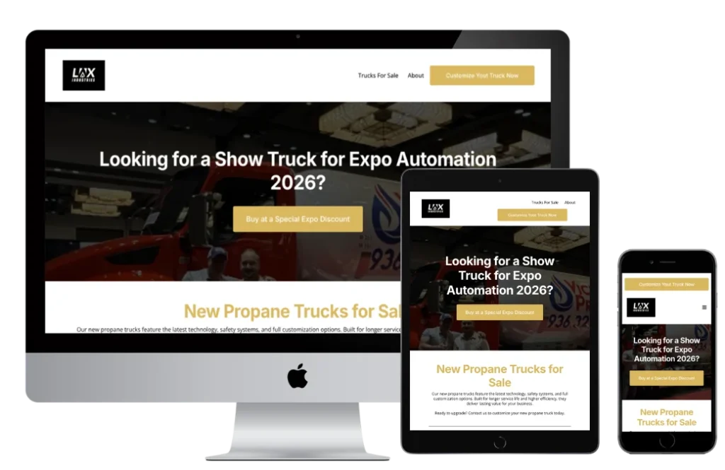 Lux Industries – Custom Truck Sales & Quote Funnel System